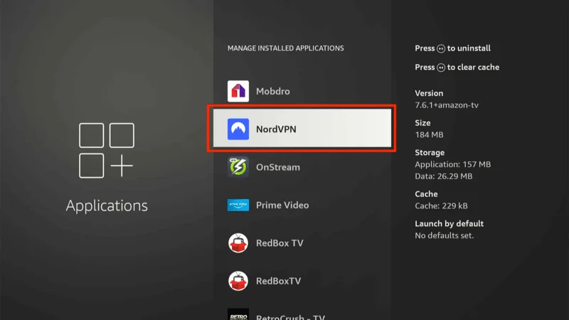 NordVPN On Firestick