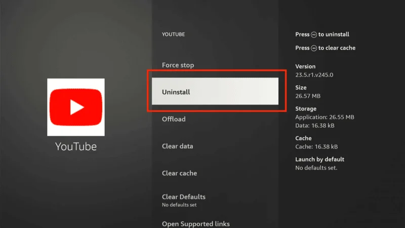 Select App To Uninstall-Firestick App Management