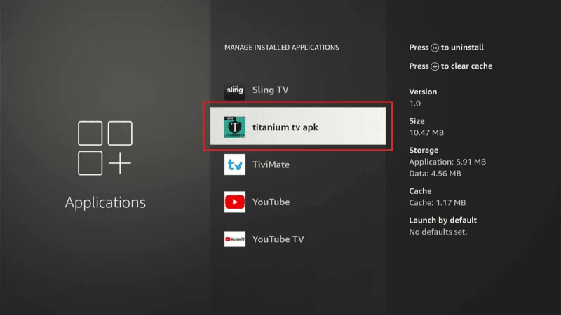 Firestick Titanium TV Setup 