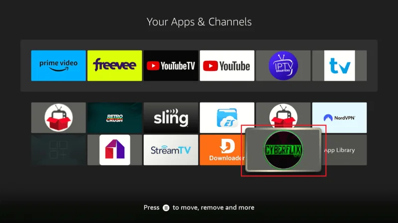 Firestick CyberFlix TV App Setup