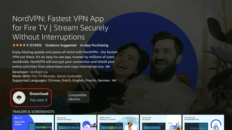 Access StreamEast on Fire TV 