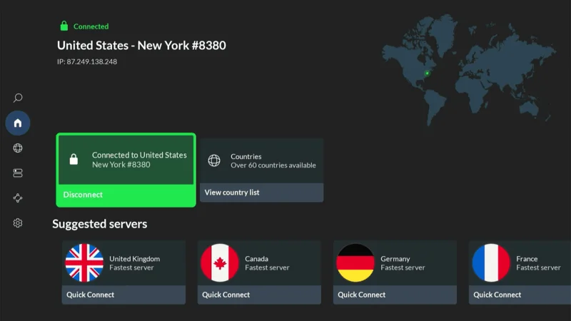 Quick Connect NordVPN