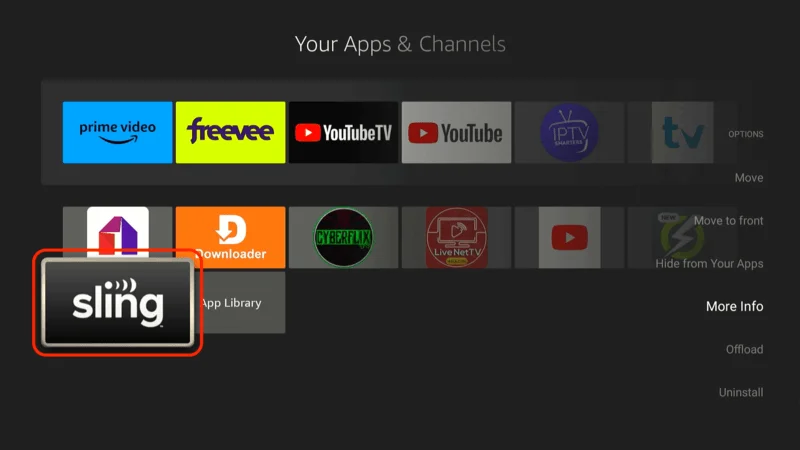 Firestick App Reboot Method 