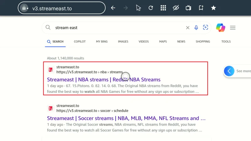 StreamEast APK for FireStick 