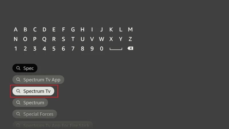 How to set up Spectrum app on FireStick 