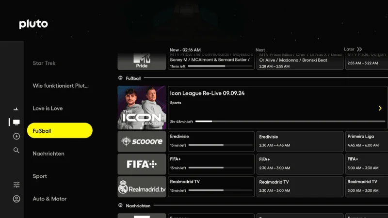 Pluto TV FireStick Network Settings