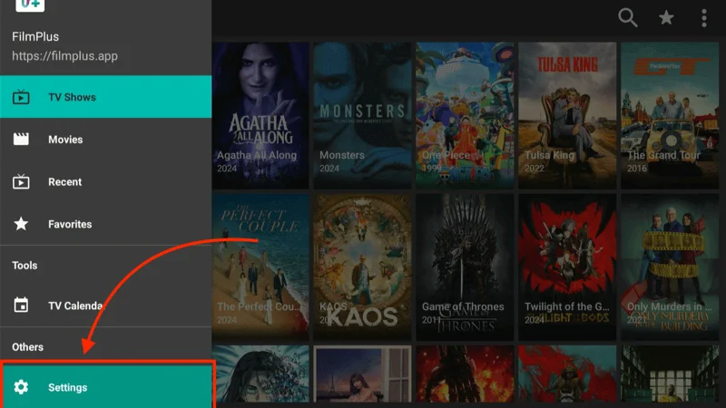 FireStick Cinema FilmPlus App